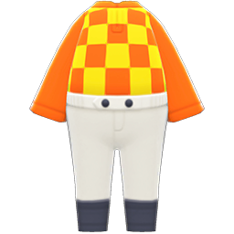 Animal Crossing Jockey Uniform|Checkered Image