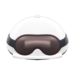 Jockey's Helmet White