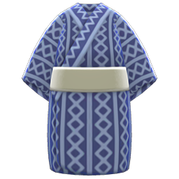 Animal Crossing Kabuki-actor Yukata|Dark blue Image