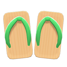 Kimono Sandals Green