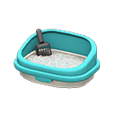 Kitty Litter Box Light blue