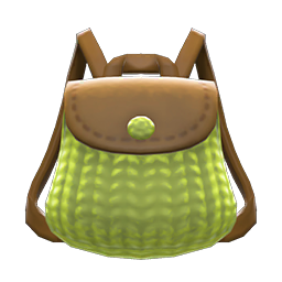 Animal Crossing Knitted-grass Backpack Image