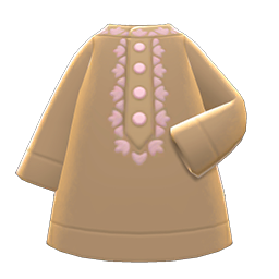 Animal Crossing Kurta|Beige Image