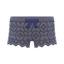 Animal Crossing Lace Shorts|Black Image