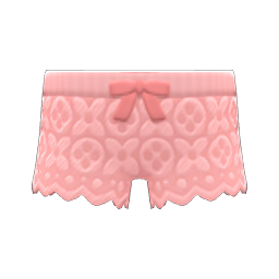 Lace Shorts Pink