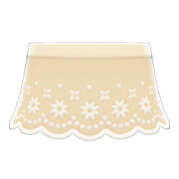 Animal Crossing Lace Skirt|Beige Image