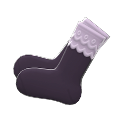 Lace Socks Black