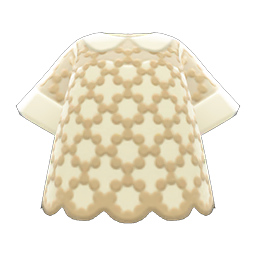 Animal Crossing Lacy Shirt|Beige Image