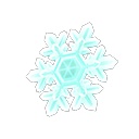 Animal Crossing Large Snowflake Image