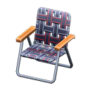 Animal Crossing Lawn Chair|Black Image