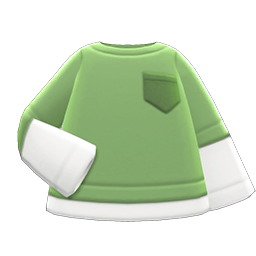 Animal Crossing Layered Shirt|Green Image