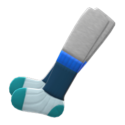 Animal Crossing Layered Socks|Blue Image
