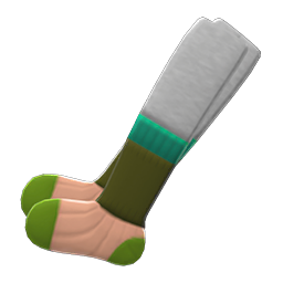 Layered Socks Green