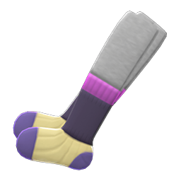 Layered Socks Purple