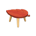 Leaf Stool Red