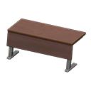 Animal Crossing Lecture-hall Desk|Dark brown Image