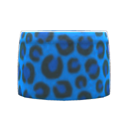 Animal Crossing Leopard Miniskirt|Blue Image