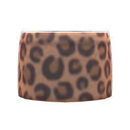 Leopard Miniskirt Brown