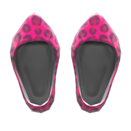 Leopard Pumps Pink