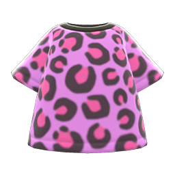 Leopard Tee Pink