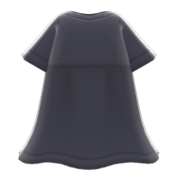 Animal Crossing Linen Dress|Black Image