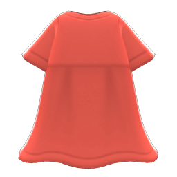 Linen Dress Red