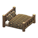 Animal Crossing Log Bed|Dark wood / Bears Image