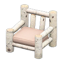 Log Chair White birch