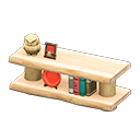 Log Decorative Shelves White wood