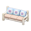 Log Extra-long Sofa White birch / Quilted