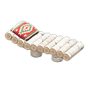 Log Garden Lounge White birch / Southwestern flair