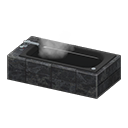 Animal Crossing Long Bathtub|Black marble Image