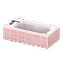 Long Bathtub Pink