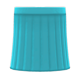 Animal Crossing Long Pleated Skirt|Cyan Image