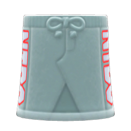 Animal Crossing Long Sweatskirt|Gray Image