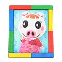Animal Crossing Lucy's Photo|Colorful Image