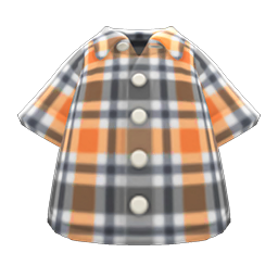 Madras Plaid Shirt Gray