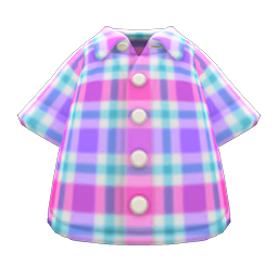 Madras Plaid Shirt Pink