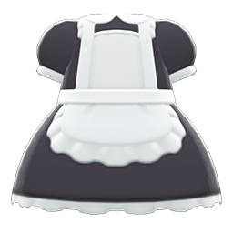 Animal Crossing Maid Dress|Black Image