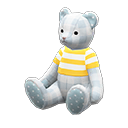 Mama Bear Checkered / Yellow stripes