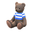 Mama Bear Choco / Blue stripes