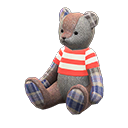 Mama Bear Tweed / Red stripes