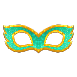 Masquerade Mask Green