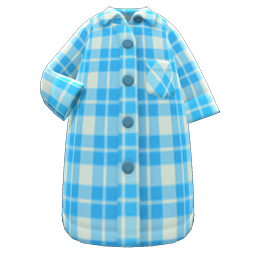 Maxi Shirtdress Light blue