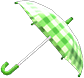 Animal Crossing Melon Umbrella Image