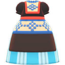 Animal Crossing Milkmaid Dress|Blue Image