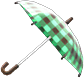 Animal Crossing Mint Umbrella Image