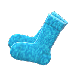 Mixed-tweed Socks Light blue