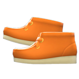 Moccasin Boots Orange