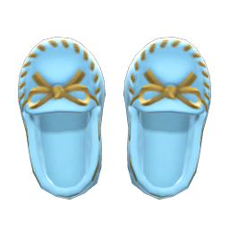 Moccasins Light blue